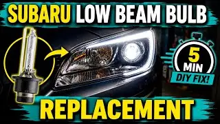How To: Subaru Low Beam Replacement (Limited & Touring Trims)
