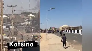 Katsina residents protest over hardship during President Buhari's visit