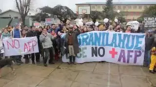 Curanilahue dice No Mas AFP