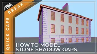 How to create 3D stone shadow gaps in ARCHICAD