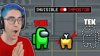 AMONG US ma USO LE HACK dell' INVISIBILITA' ! (NON MI HANNO TROVATO)