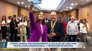 Reconocimiento Caene al alcalde de Lima