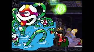 mugen-Ashley & Rare Akuma Vs Homer Simpson & Peter Griffin