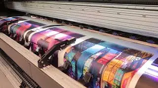 Superwide VUTEk 5r/3r printer   Backlit Textile Printing