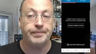 Linkedin networking qr code sharing