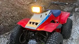 1986 Honda TRX200SX | Restoring my Childhood ATV (Fuel Tank, Petcock, Carb, Plastics, Seat, Lights)