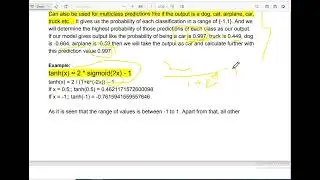Activation Function in Neural Network Part-2 || Artificial Intelligence || Deep Learning