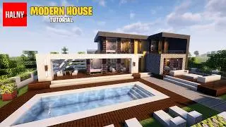 Minecraft modern house no mods (Tutorial)