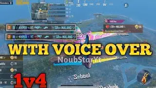 1v4 with 40 Fps invisible player 🤯 | NoubStarYt
