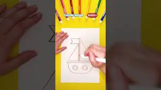 Disegnamo una Nave! ⛵️ #disegniperbambini #scuoladidisegno - Coccole Sonore