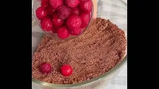 Творожная запеканка с вишней