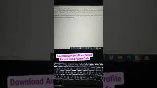 Download any Instagram Profile Picture Using Python Code.