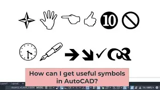 How can I get useful symbols in AutoCAD