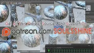V10(Part5) ARNOLD RENDER CINEMA4D ADVANCED PROCEDURAL SNOW SHADERS