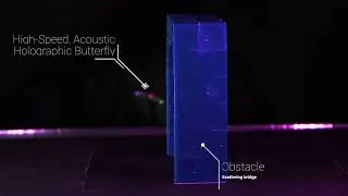 High-speed acoustic holography with arbitrary scattering objects. Levitation over obstacles! 2/3