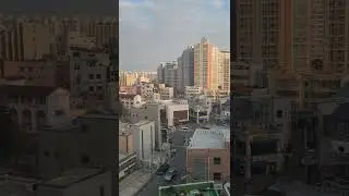 병원 비상계단에서.. 창밖을 녹화하면서 치실질을 하고 있습니다. 영의 소리는 어느부분일까요. 8분5-8초입니다.