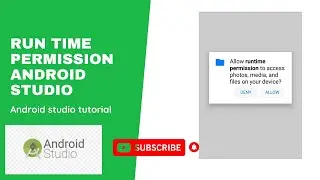 how to request a run time permission | runtime permission | android studio tutorial