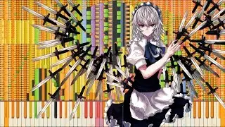 [Black MIDI] Synthesia – Touhou - The Maid and the Pocket Watch of Blood 154,000 ~ ScubDomino