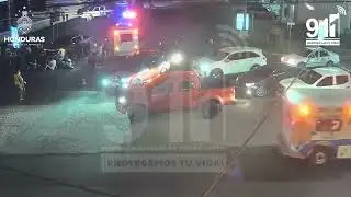 Colisión en Avenida Circunvalación de San Pedro Sula