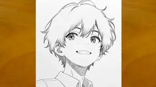 Easy Anime Boy Drawing || How to Draw Cute Anime Boy || Step by Step Guide
