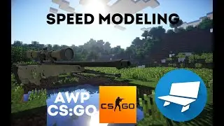 BLOCKBENCH AWP SPEED MODELING + TEXTURING (MINECRAFT)