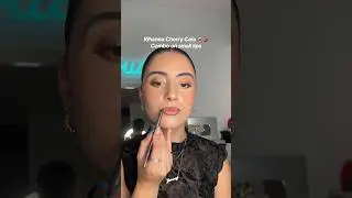 TESTING RIHANNA CHERRY COLA LIP COMBO 🍒🥤💄 #makeuptutorial #beautytips #lipcombo #makeuptips