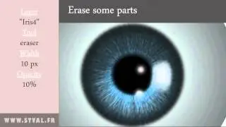 Part 1 3  How to draw realistic EYE NEW version with Photoshop