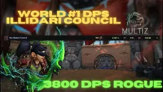 #1 World DPS Rogue The Illidari Council - Multiz Reign - Classic TBC -  3800DPS / 100parse