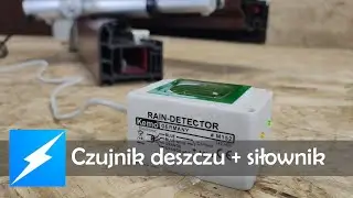 Układ sterujący z siłownikiem elektrycznym i czujnikiem deszczu - Elektrobim.pl