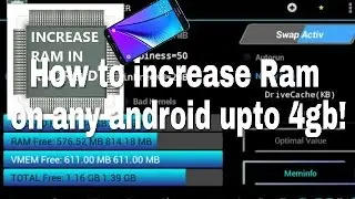Use SD card as ram on android phone|| 100% working method!