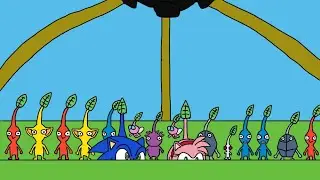 Speed paint Sonamy viviendo como Pikmin
