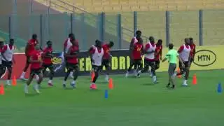 BLACK STARS TRAINING AHEAD OF SUDAN LEG