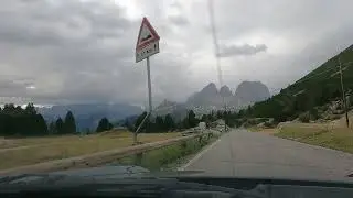 passo pordoi north to south