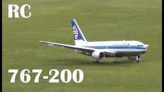 Scratch Built RC 767-200 AWESOME scale flight with a Eagle A3 Super II 6 Axis Programmable Gyro
