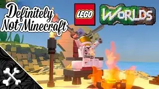 Definitely not Minecraft: Lego Worlds Online Multiplayer | Lego Worlds 1.0 Multiplayer PC Gameplay