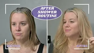 HOW I STYLE MY HAIR AFTER I SHOWER AT NIGHT  (SAVING ME TIME IN THE MORNING)