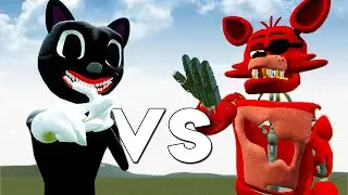 CARTOON CAT vs FNAF ANIMATRONICS 👹 | Gmod Ragdoll Fights #1