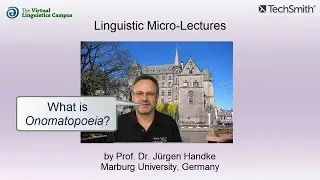 SEM_018 - Linguistic Micro-Lectures: Onomatopoeia