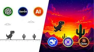]Can 7 AI Models Build the Best  Chrome Dino with 1 Prompt? | AI Programming Olympics #3