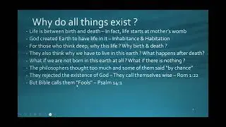 Bible Pearls 50 - Eternal Life and Death
