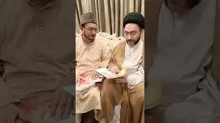 Allama Shahenshah Hussain Naqvi se Maulana Ali Abbas Tabatabai owner Abbas Book Agency se mulaqat