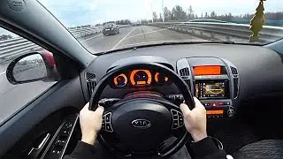 2008 KIA CEED ed WAGON 2.0 AT POV TEST DRIVE