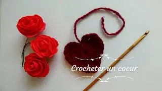 💗 Cœur au crochet facile pour Saint Valentin