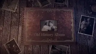 Old History Photo Album 3  ( DaVinci Resolve template )