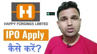 Happy forgings ipo apply complete process | ipo apply by mobile | Wealth Riser