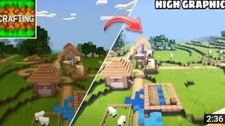 Crafting and building:How to change Graphics |High Graphics in Crafting and building|latest version|
