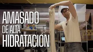 Amasado de alta hidratación . PANHABLA LAB
