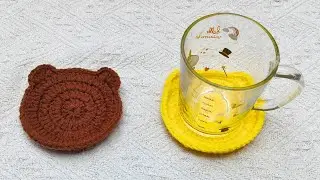 How to Crochet a Bear Coaster | Beginners-friendly Easy Step by Step Guide