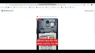 Symphony G10 Plus Flash File Hw1 Hw2 All Version WIthout