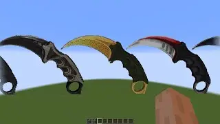 Every Karambit from CS:GO - Minecraft Pixel Art